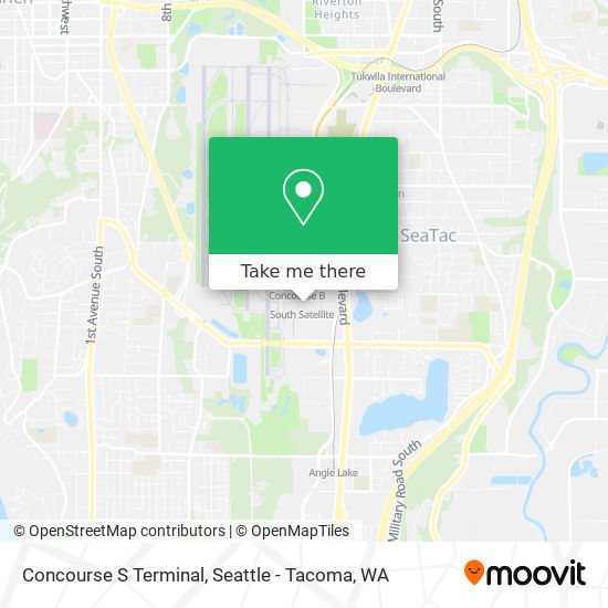 Concourse S Terminal map