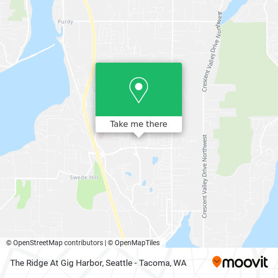 The Ridge At Gig Harbor map