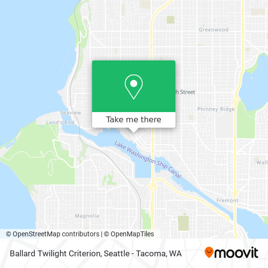Ballard Twilight Criterion map
