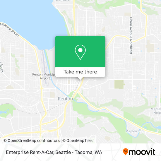 Enterprise Rent-A-Car map