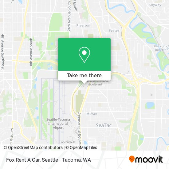 Mapa de Fox Rent A Car