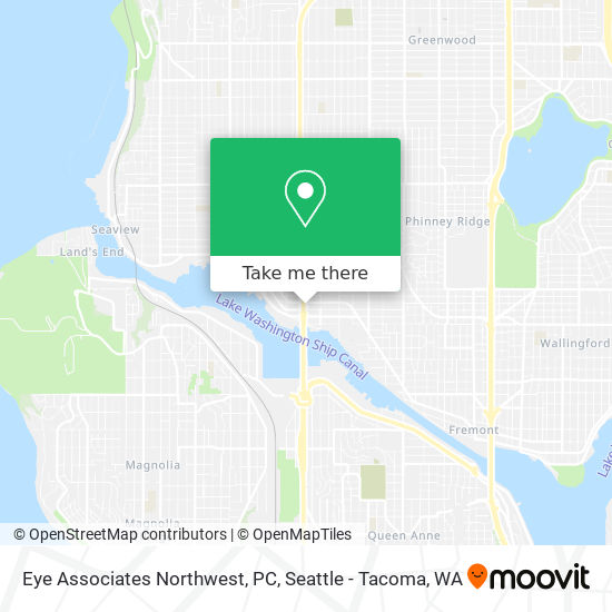 Mapa de Eye Associates Northwest, PC