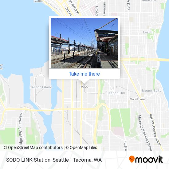 SODO LINK Station map