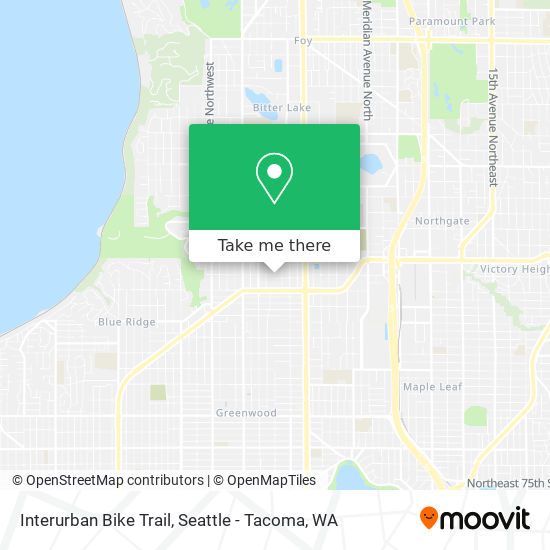 Mapa de Interurban Bike Trail