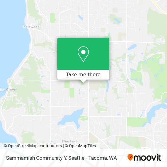 Mapa de Sammamish Community  Y