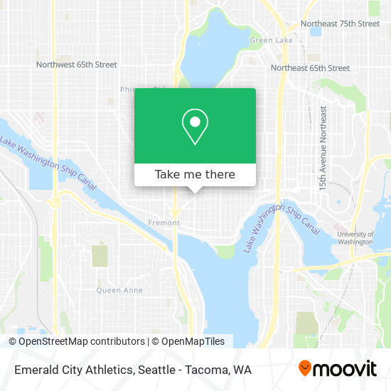 Emerald City Athletics map