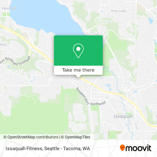 Mapa de Issaquah Fitness