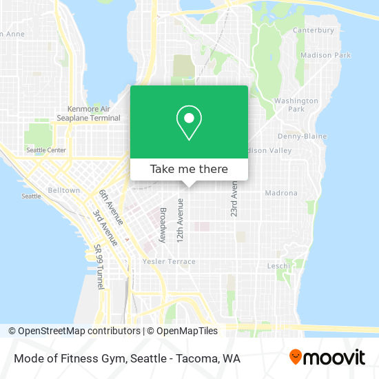 Mode of Fitness Gym map