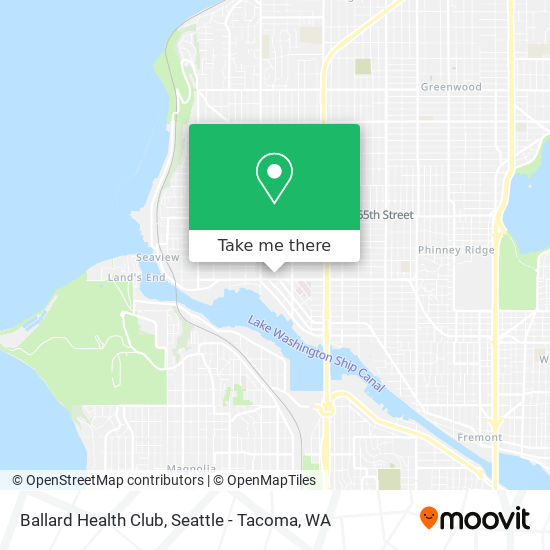 Ballard Health Club map