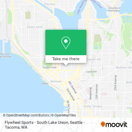 Flywheel Sports - South Lake Union map