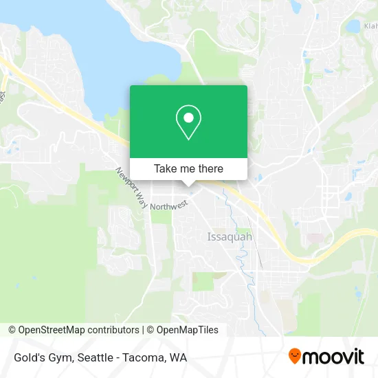 Gold's Gym map