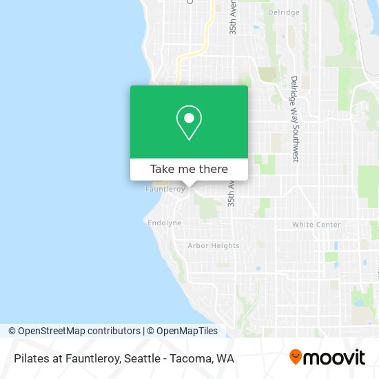 Pilates at Fauntleroy map