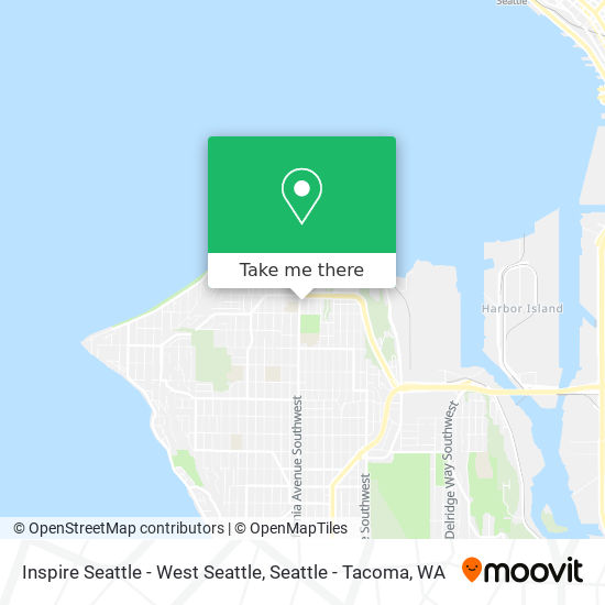 Inspire Seattle - West Seattle map