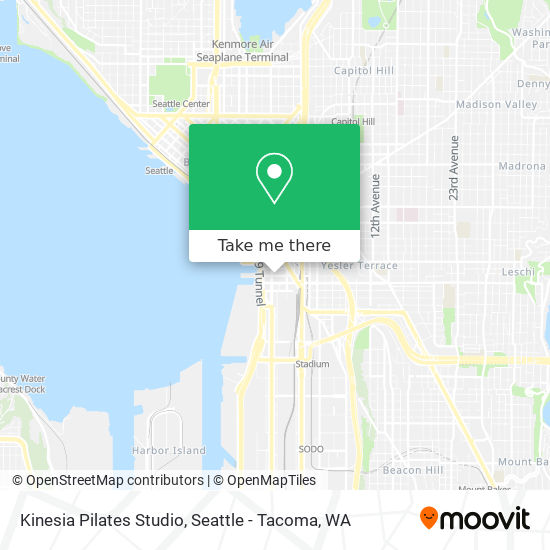 Mapa de Kinesia Pilates Studio