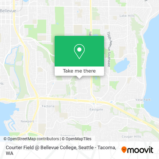 Mapa de Courter Field @ Bellevue College