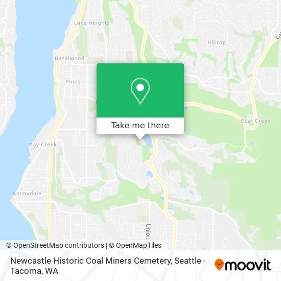Newcastle Historic Coal Miners Cemetery map