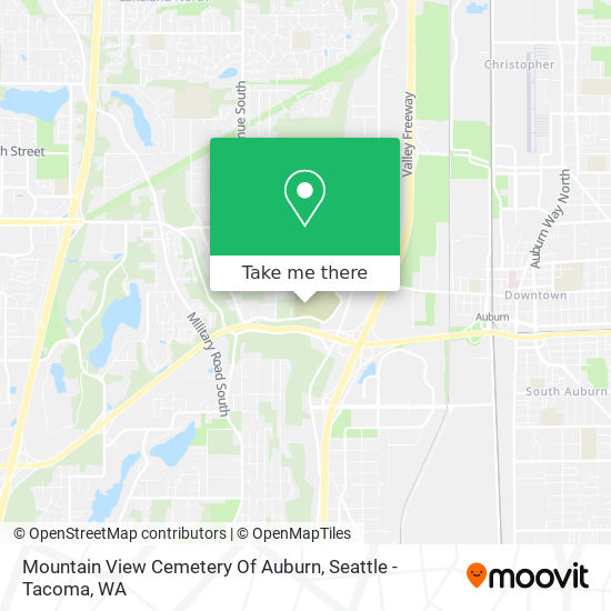 Mountain View Cemetery Of Auburn map