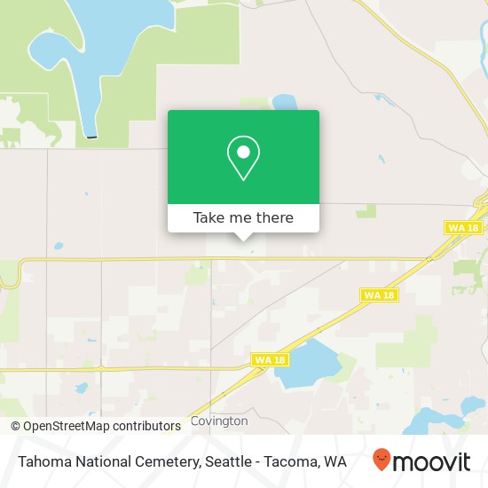 Mapa de Tahoma National Cemetery