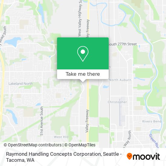 Mapa de Raymond Handling Concepts Corporation