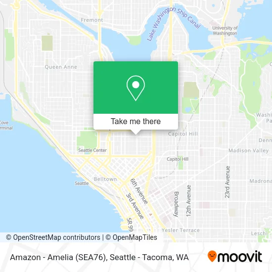 Mapa de Amazon - Amelia (SEA76)