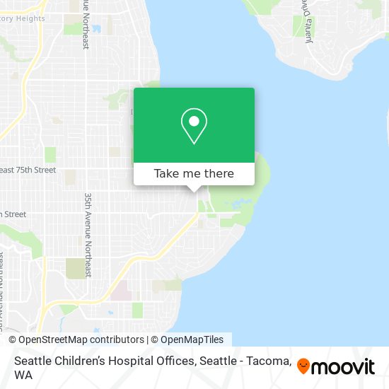 Seattle Children’s Hospital Offices map