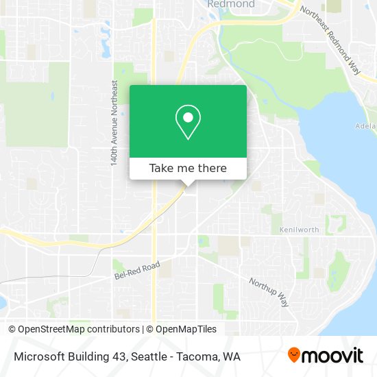 Microsoft Building 43 map