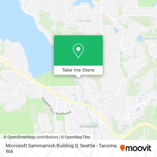 Mapa de Microsoft Sammamish Building D