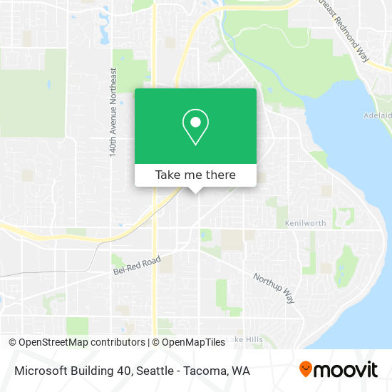 Microsoft Building 40 map