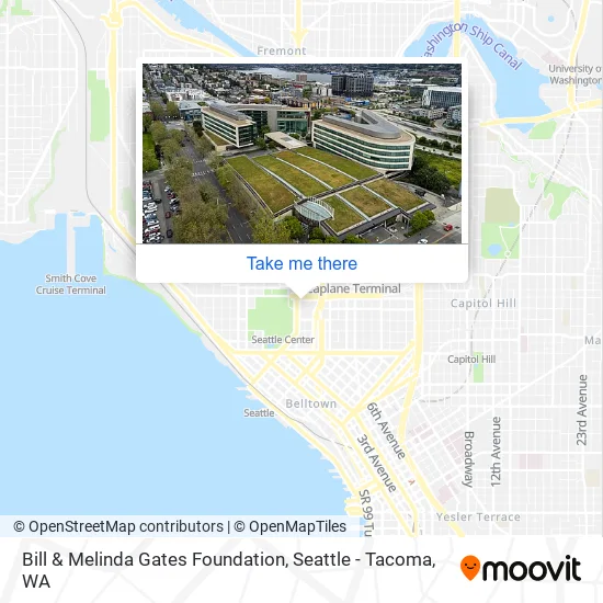 Mapa de Bill & Melinda Gates Foundation