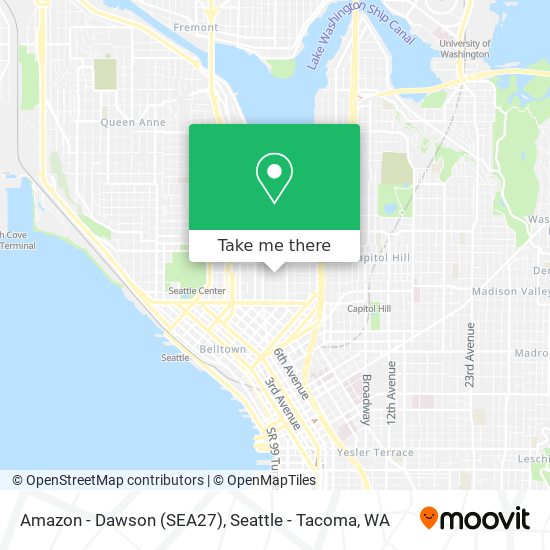 Amazon - Dawson (SEA27) map