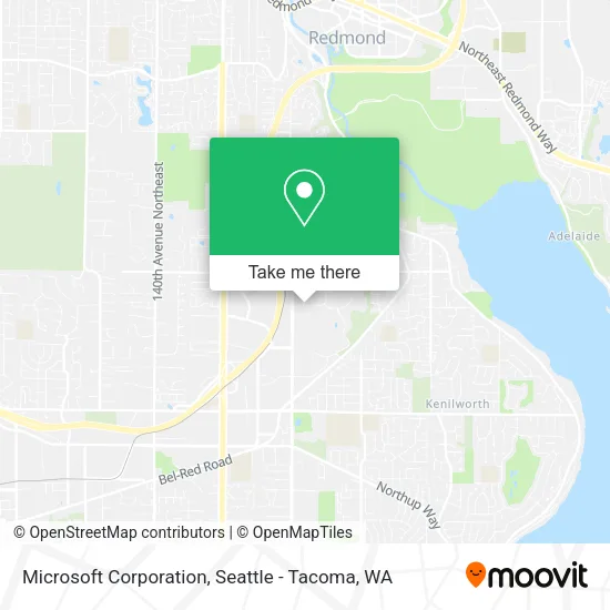 Microsoft Corporation map