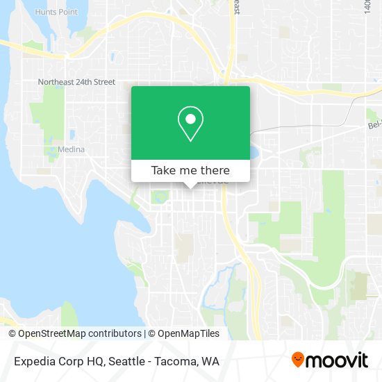Expedia Corp HQ map