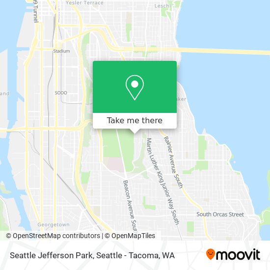 Seattle Jefferson Park map