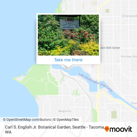 Mapa de Carl S. English Jr. Botanical Garden