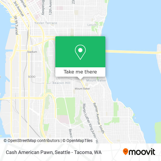 Cash American Pawn map