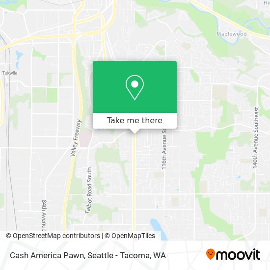 Cash America Pawn map