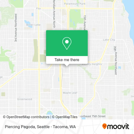 Mapa de Piercing Pagoda