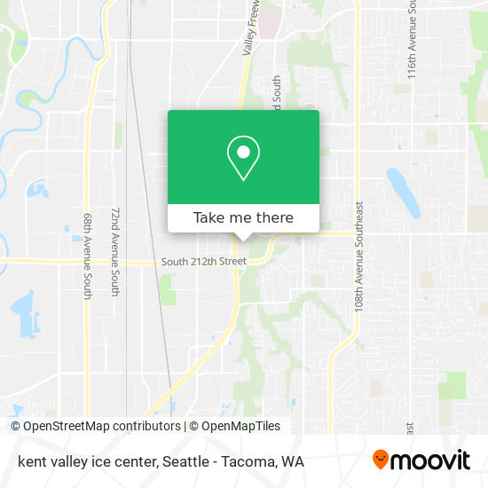 kent valley ice center map
