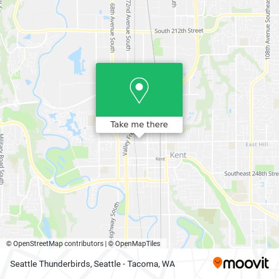 Seattle Thunderbirds map