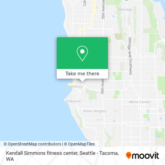 Mapa de Kendall Simmons fitness center