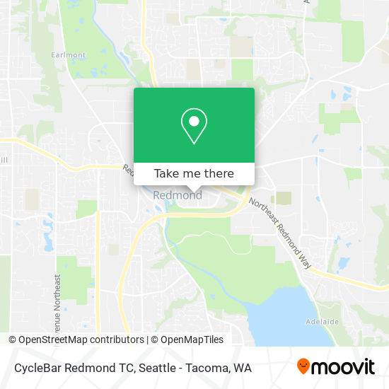 CycleBar Redmond TC map