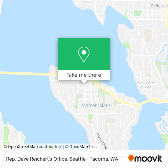 Mapa de Rep. Dave Reichert's Office