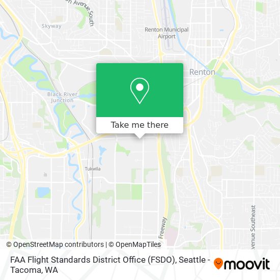 Mapa de FAA Flight Standards District Office (FSDO)