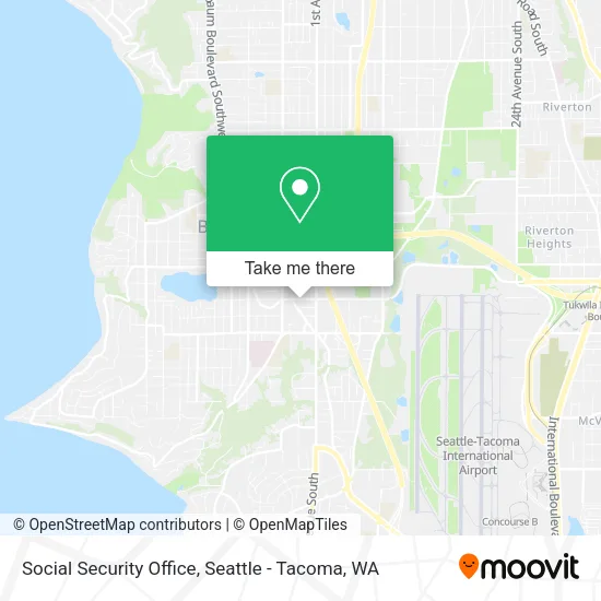 Social Security Office map