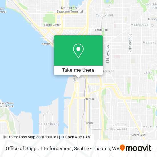 Office of Support Enforcement map