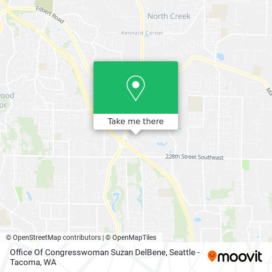 Office Of Congresswoman Suzan DelBene map