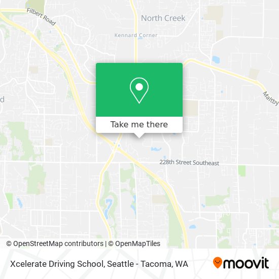Xcelerate Driving School map