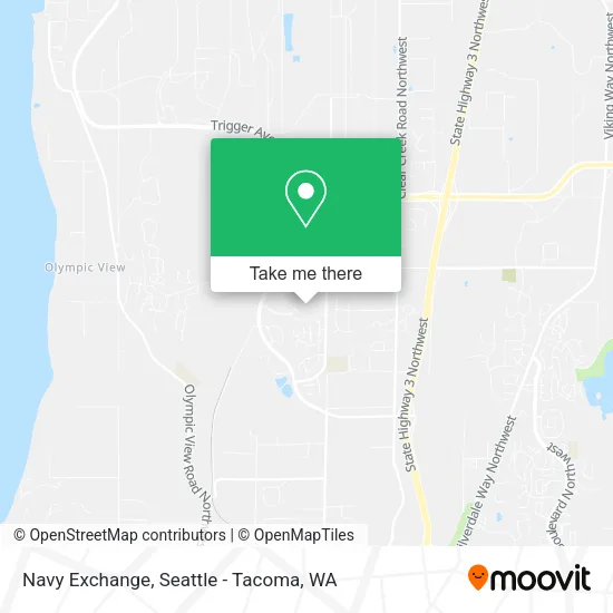 Navy Exchange map