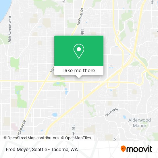 Mapa de Fred Meyer