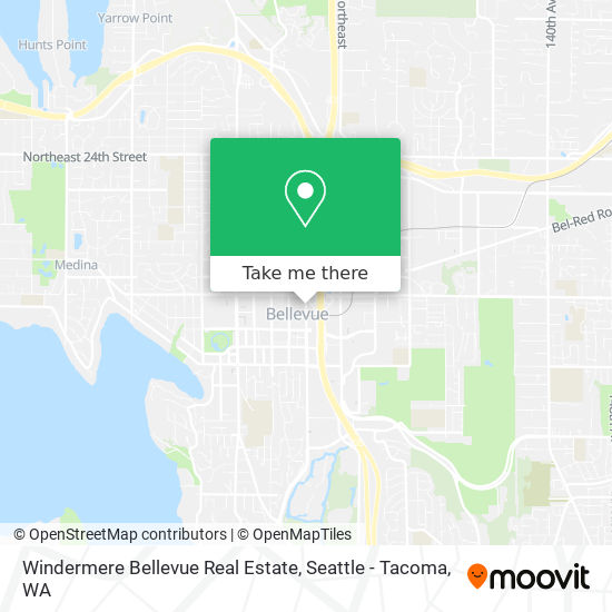 Mapa de Windermere Bellevue Real Estate